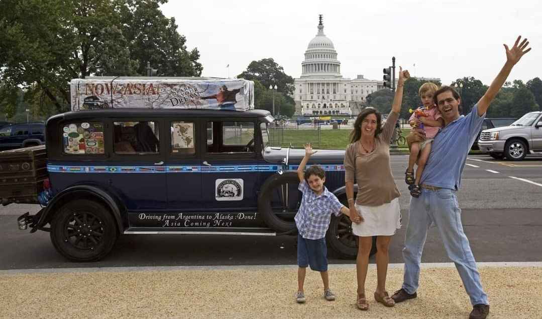 Argentine family drive around the world